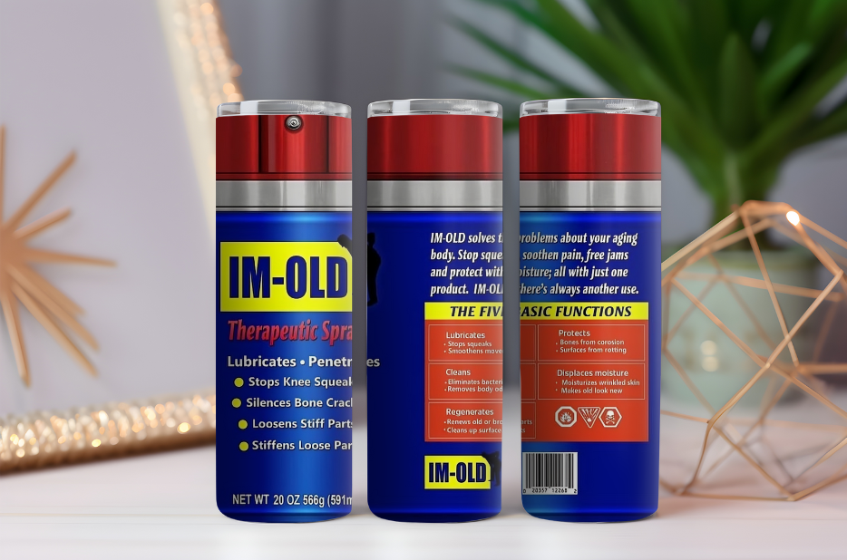 I'm Old WD40- 20oz Drink Skinny Tumbler