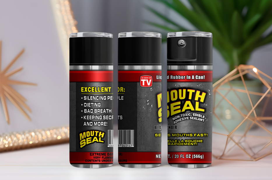Mouth Seal- 20oz Drink Skinny Tumbler