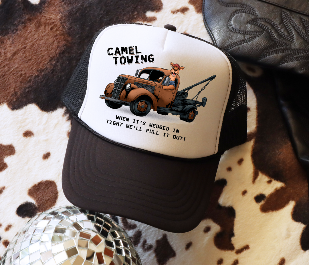 Camel Towing Trucker Hat