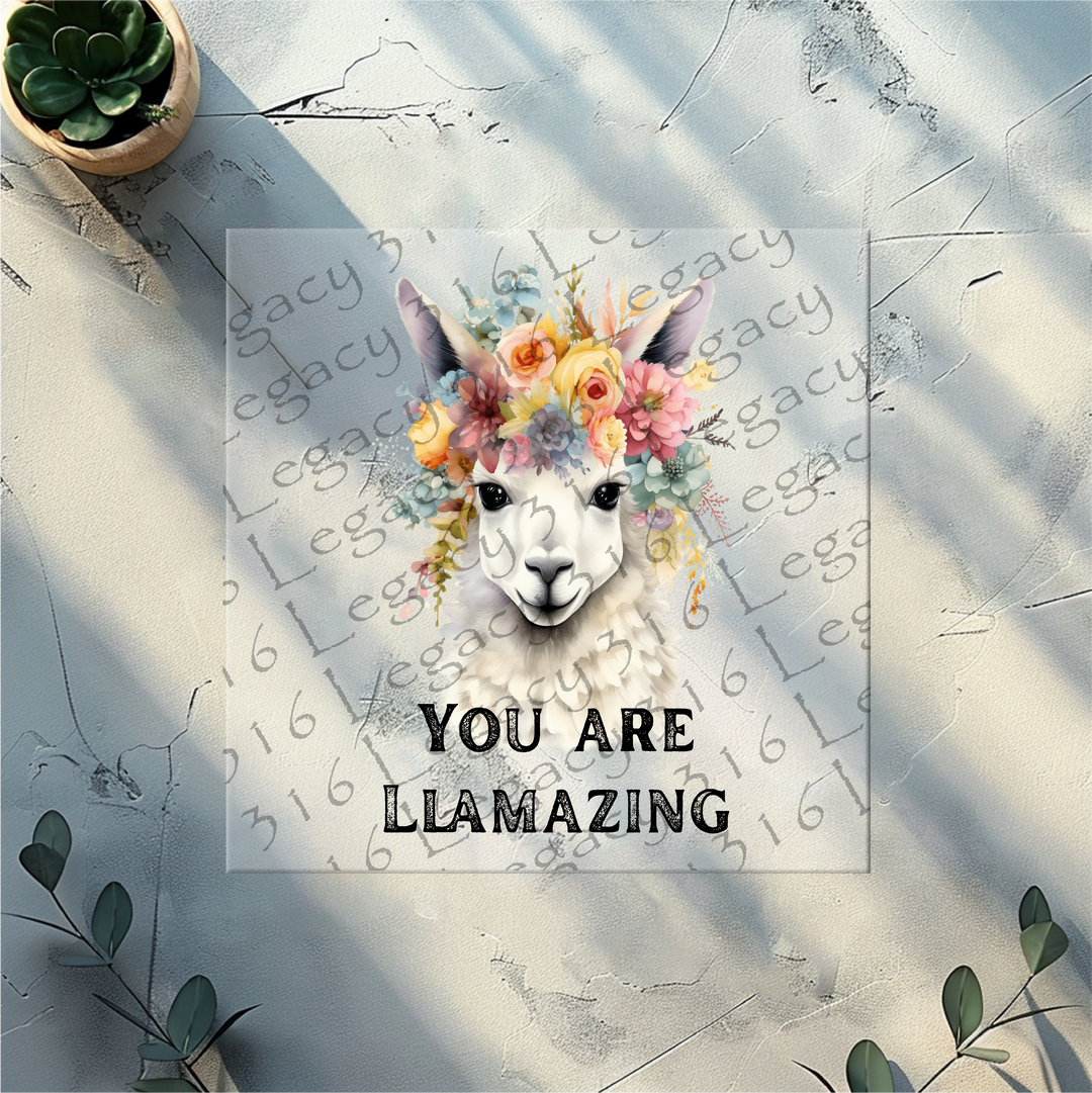 You Are Llamazing Llama - DTF Ready to Press