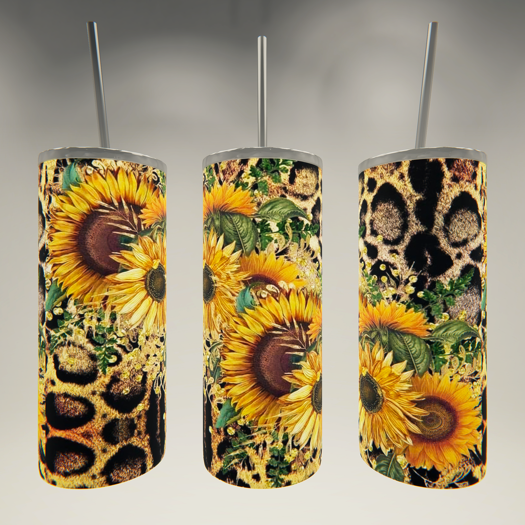 Sunflowers- 20 oz Skinny Tumbler