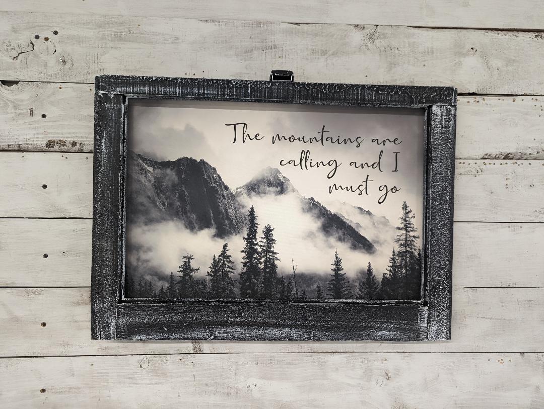 Mountains are Calling Canvas Print