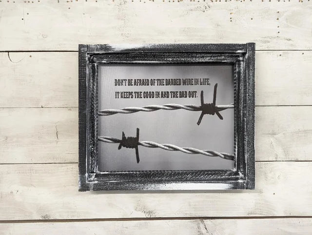Barb Wire Canvas Print