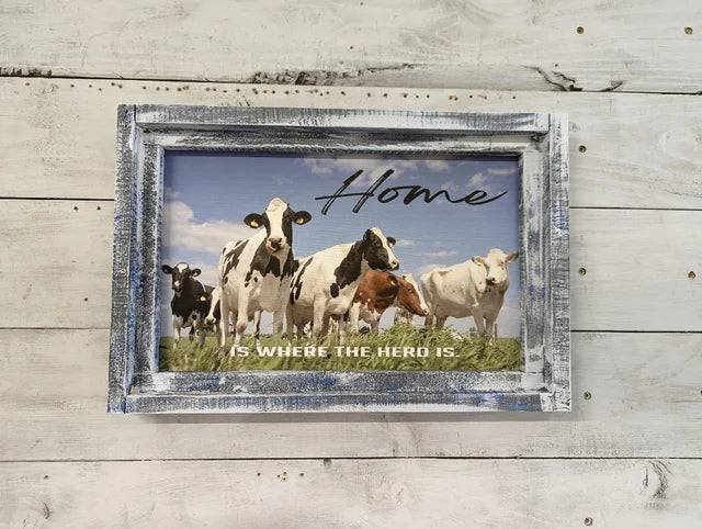 Home Holstien Canvas Print
