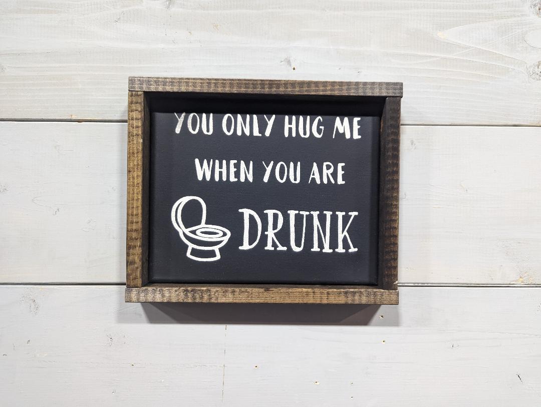 Toilet Drunk (8x10 Canvas)