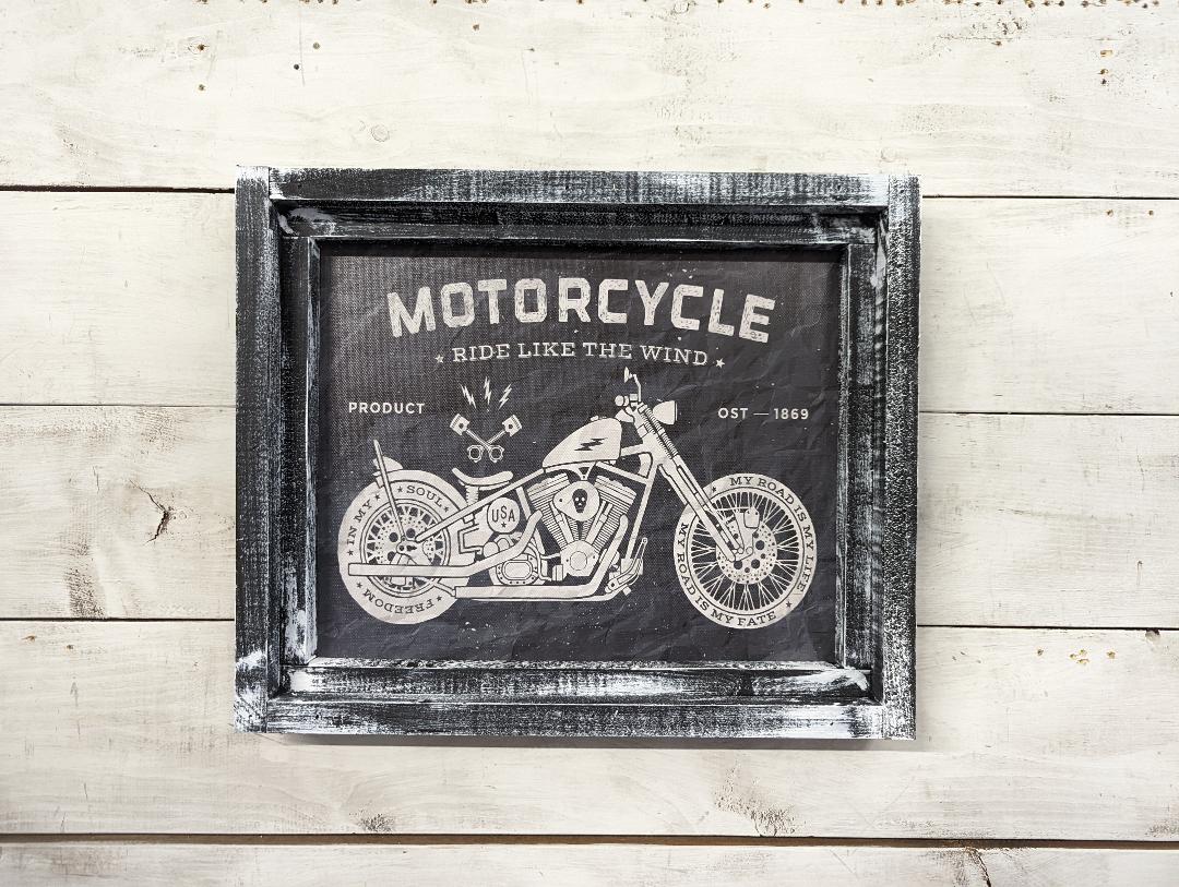 Motorcycle Canvas Print
