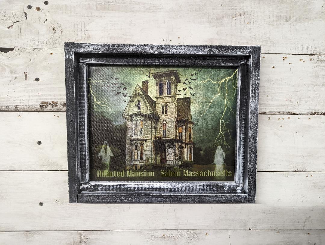 Haunted Mansion Canvas Print