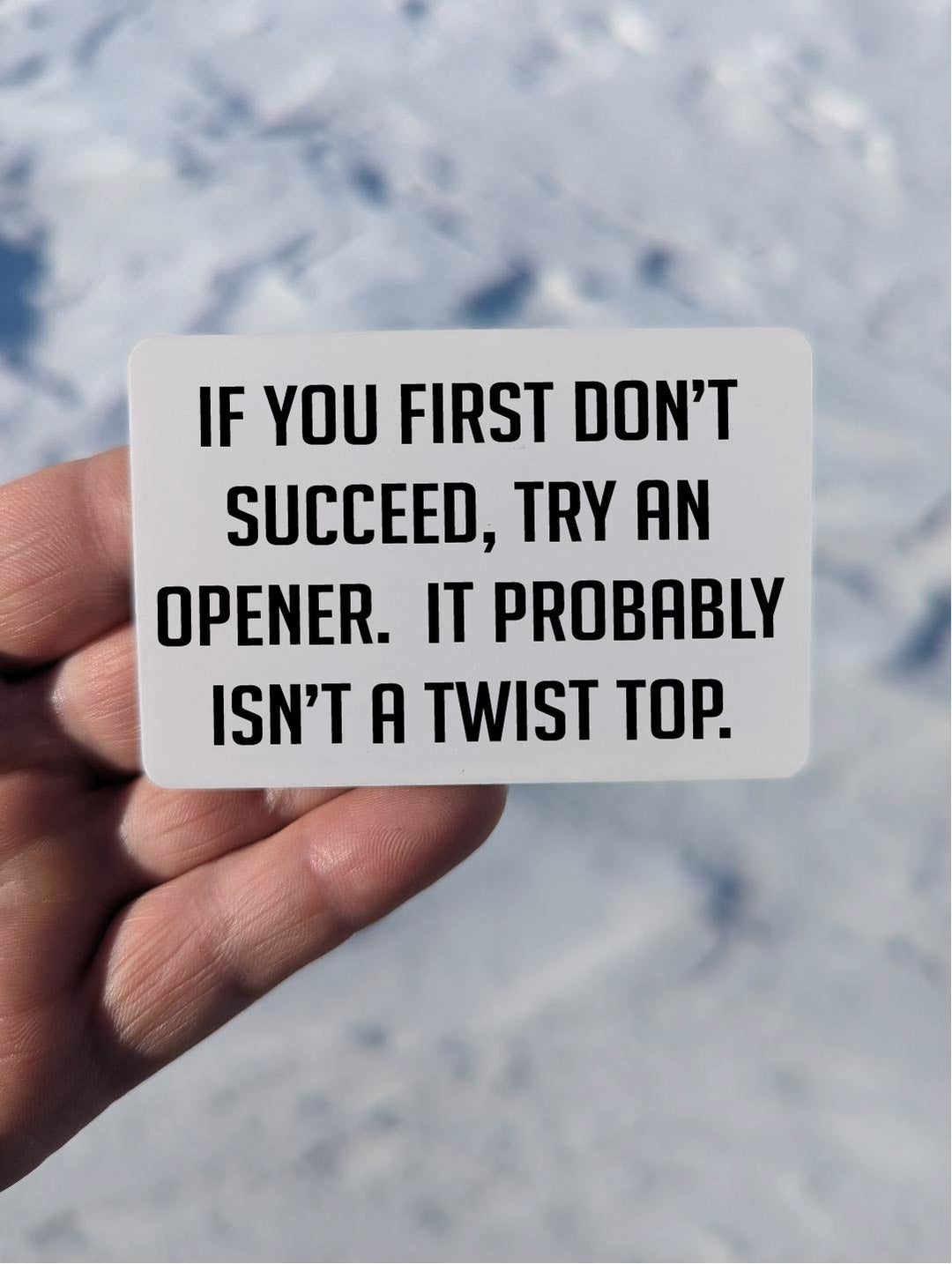 Don't Succeed Twist Top Magnet