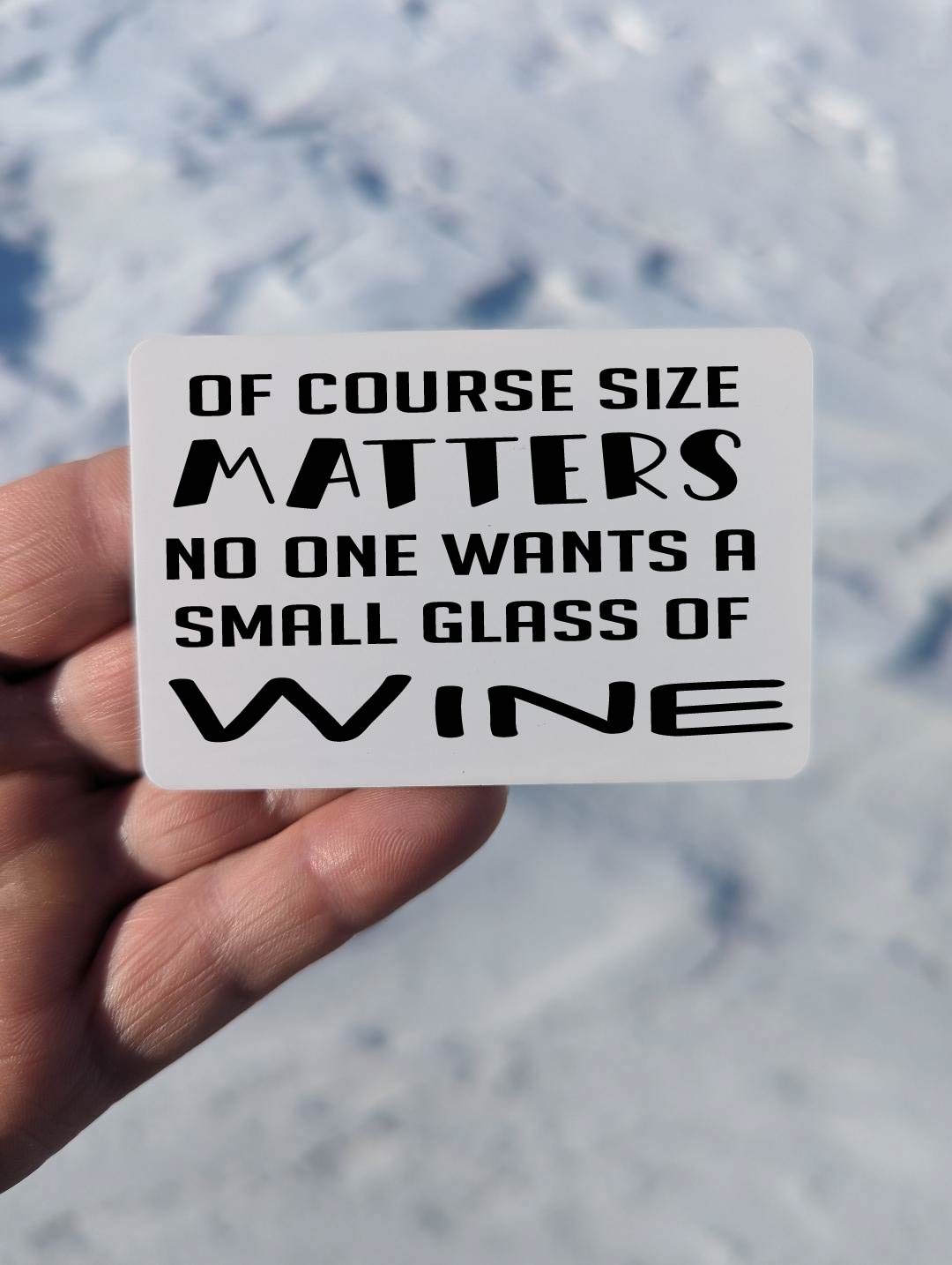 Size Matters Magnet