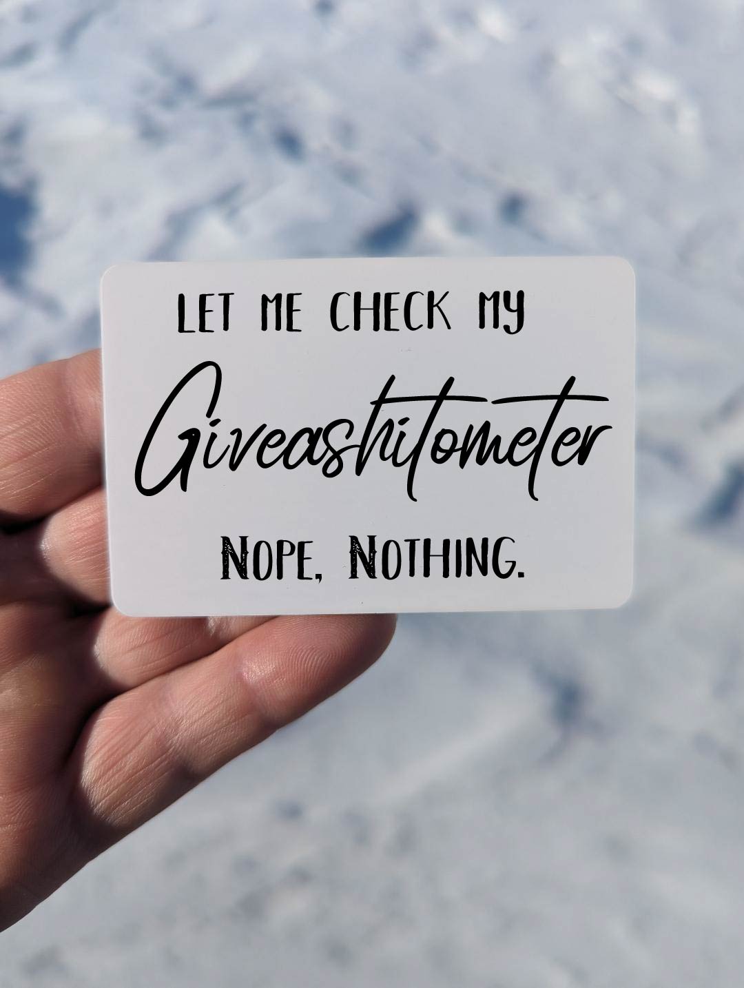 Giveashitometer Magnet