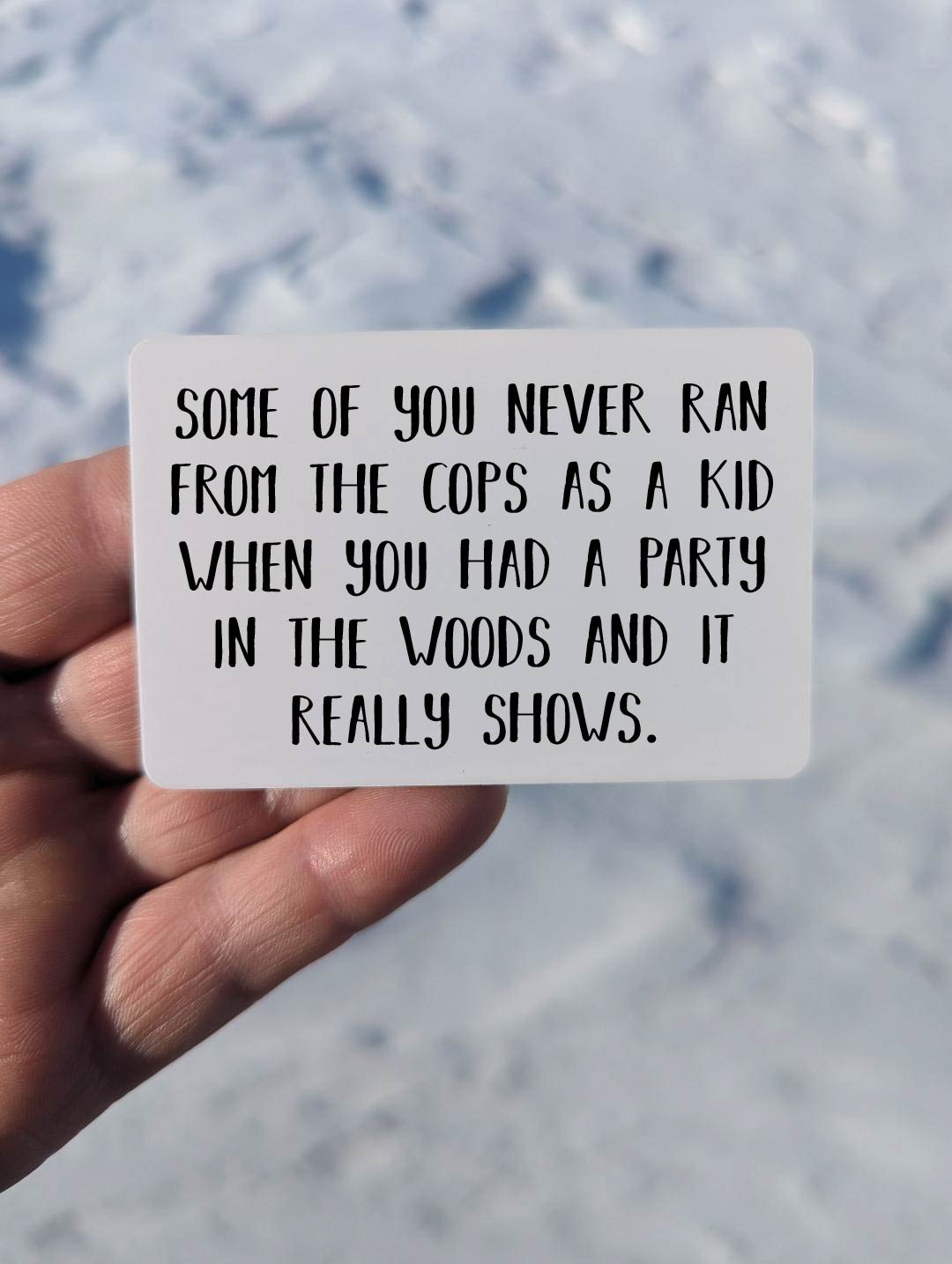 Ran From the Cops Magnet