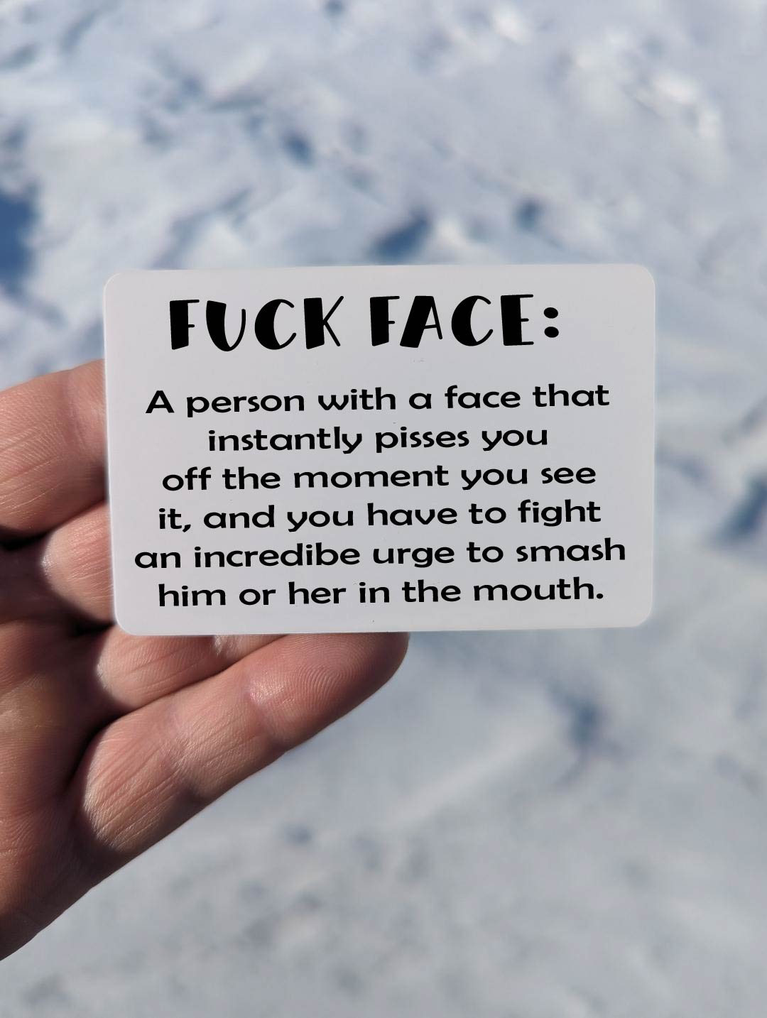 Fuck Face Magnet
