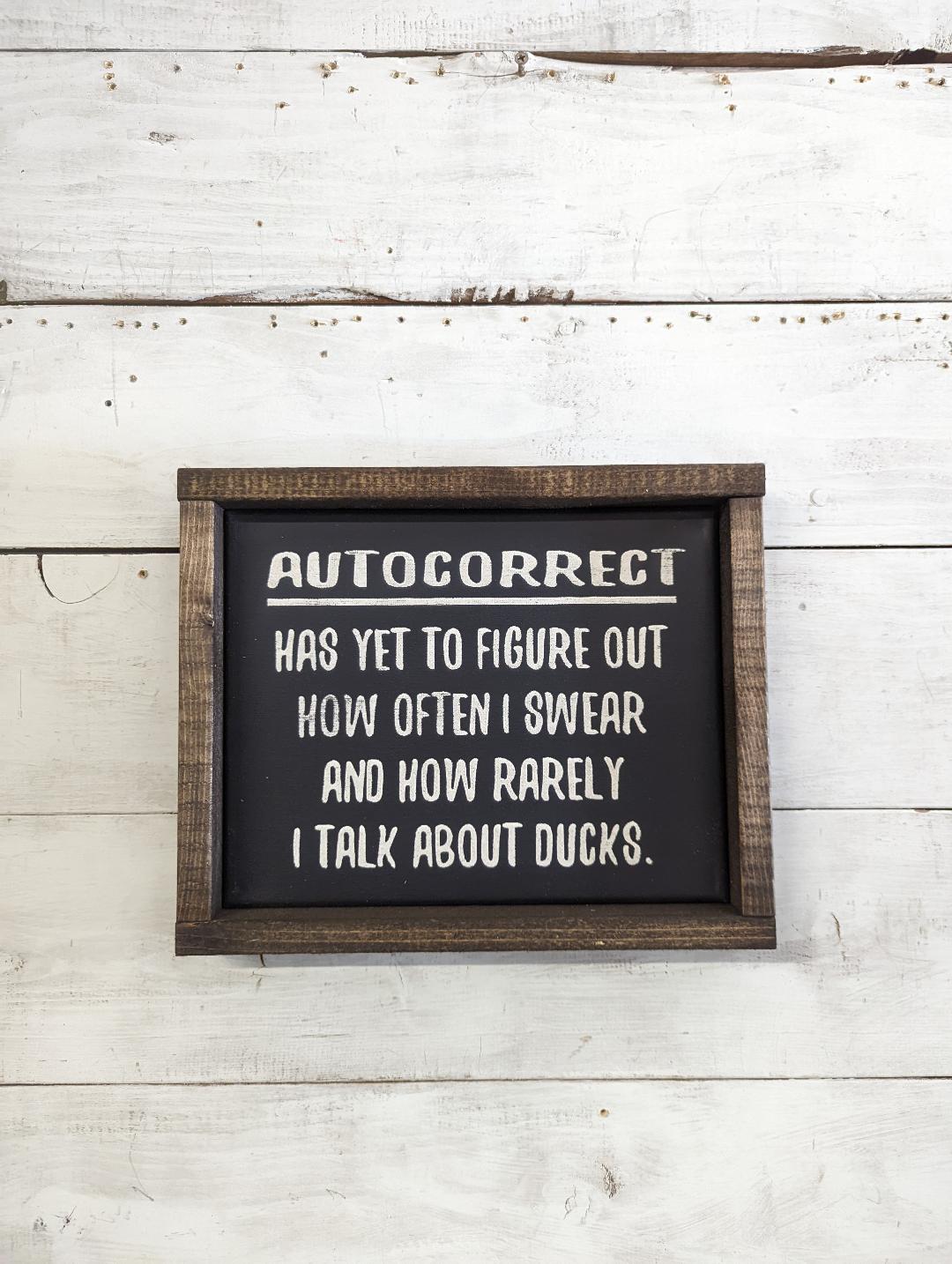 Autocorrect (8x10) Canvas