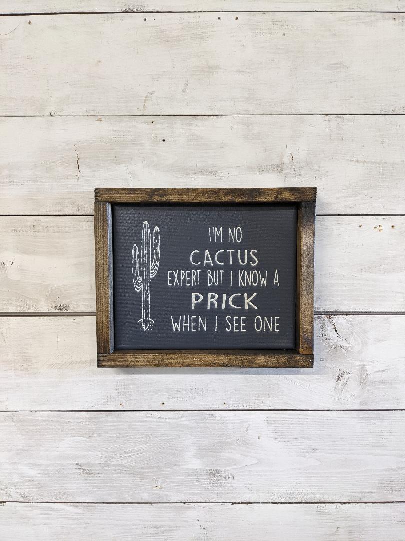Cactus Prick (8x10) Canvas