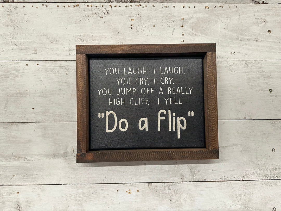 Do a Flip (8x10) Canvas