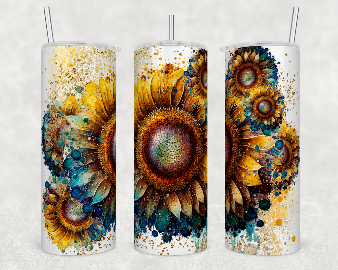Sunflowers - 20oz Skinny Tumbler