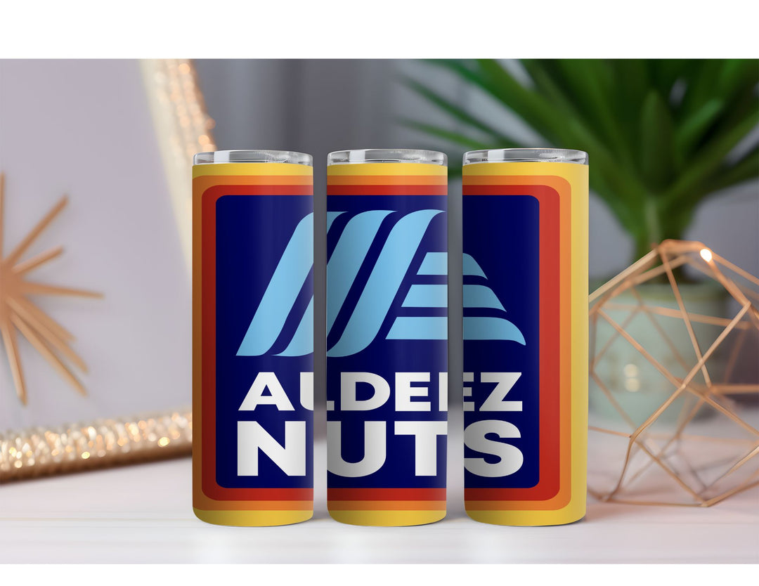 Aldeez Nuts 20 oz. Drink Skinny Tumbler