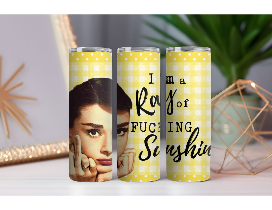Ray of Sunshine 20 oz. Skinny Drink Tumbler