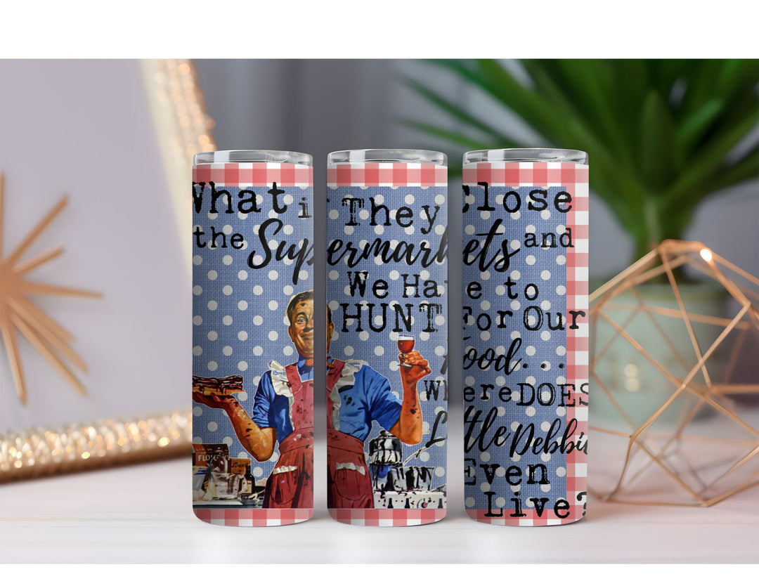 Hunt for Food 20 oz. Skinny Drink Tumbler