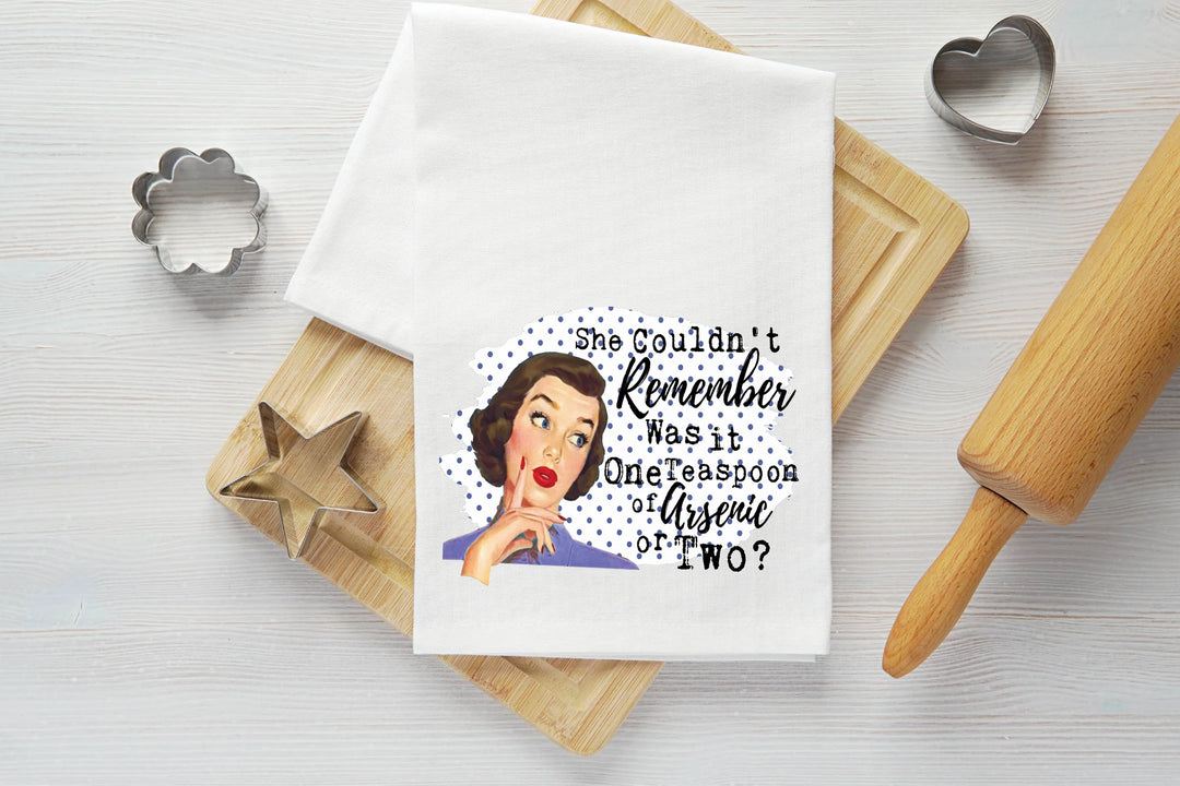Arsenic Vintage Graphic Tea Towel