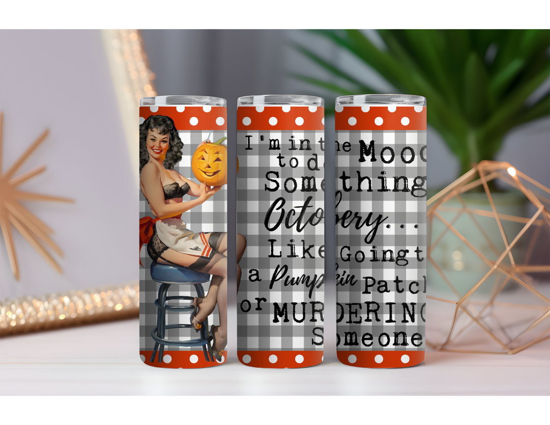 Going to a Pumpkin Patch 20 oz. Skinny Drink Tumbler