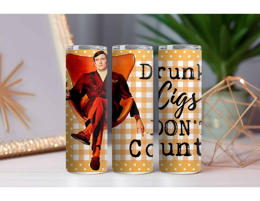Drunk Cigs 20 oz. Skinny Drink Tumbler