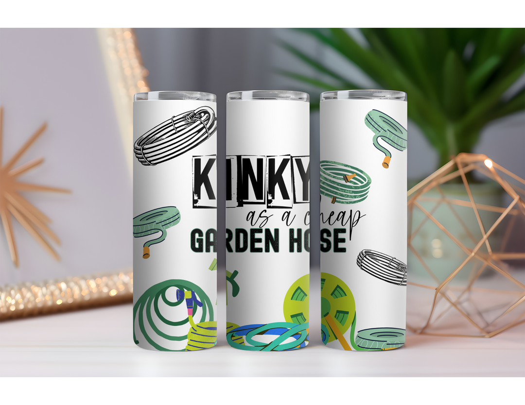 Kinky Garden Hose 20 oz. Drink Skinny Tumbler