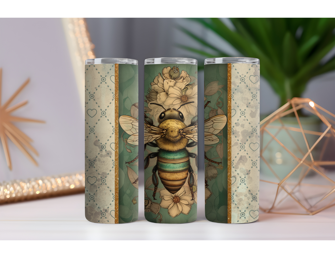 Vintage Bumble Bee 20 oz. Drink Skinny Tumbler