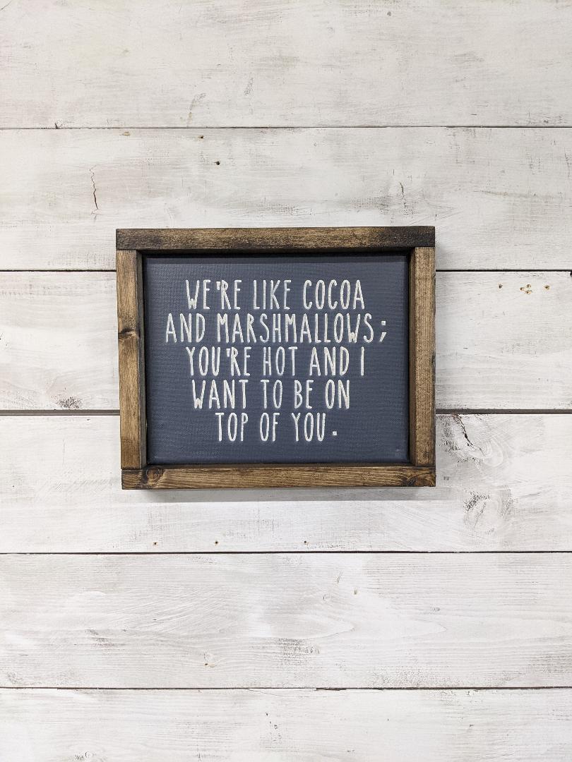 Cocoa Marshmallows (8x10) Canvas