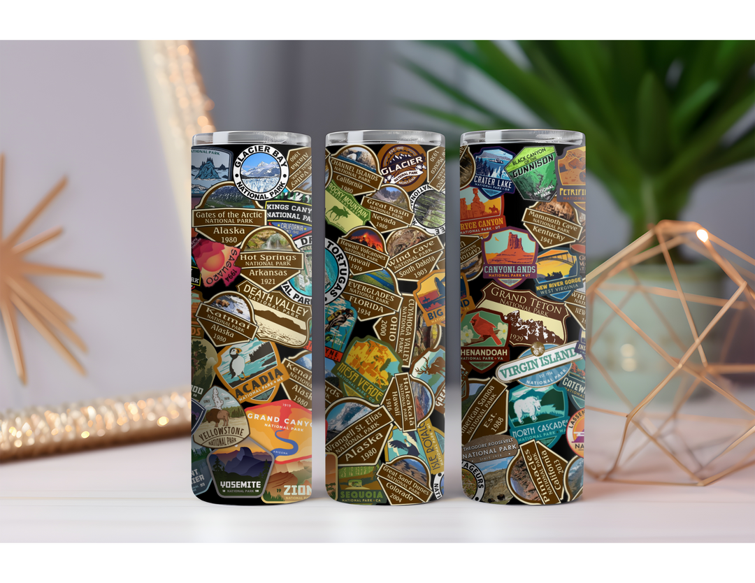 US National Park 20 oz Skinny Tumbler