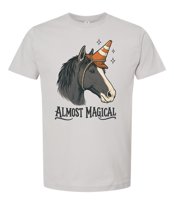 Almost Magical, Horse Unicorn, Traffic Cone Shirt