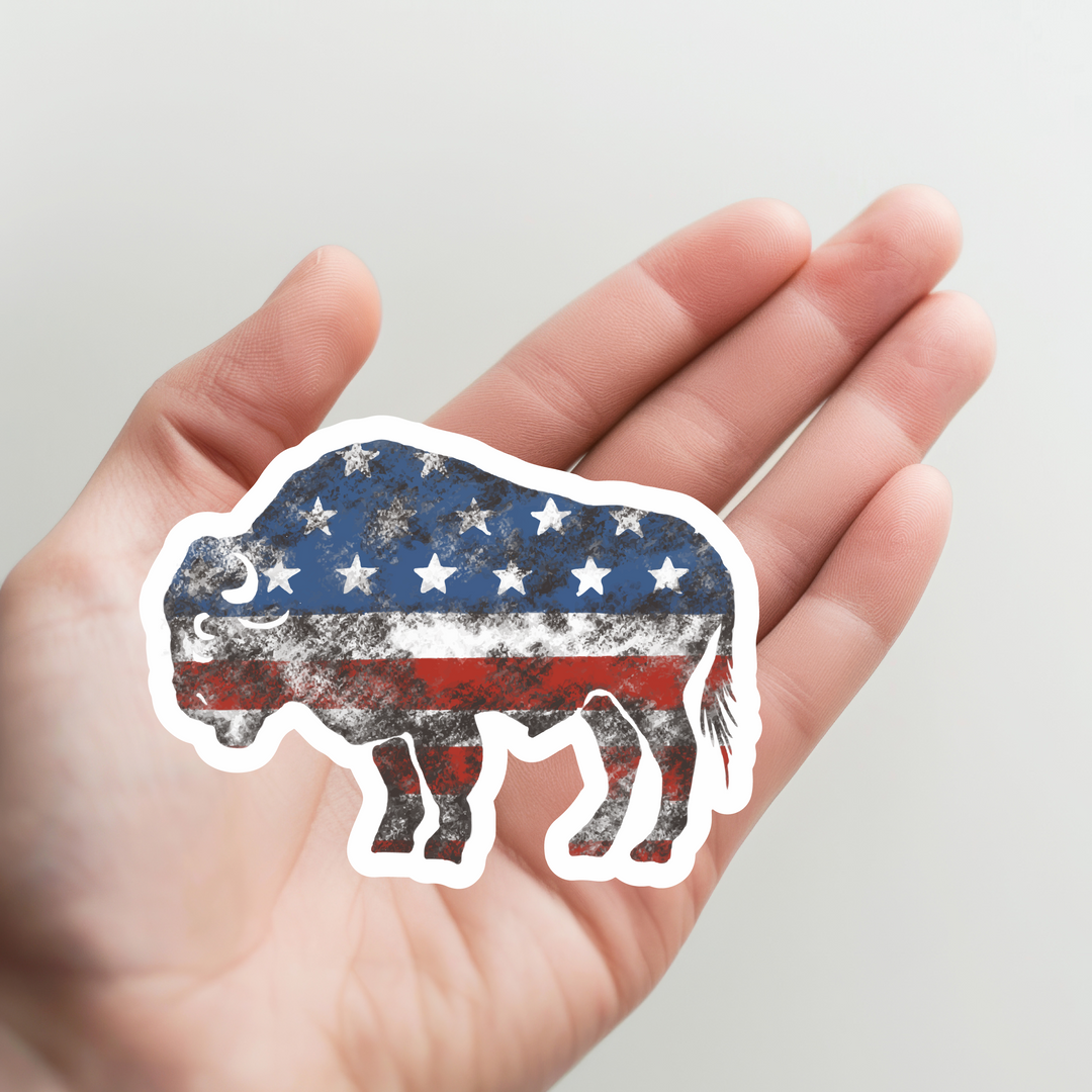 Americana Buffalo Sticker