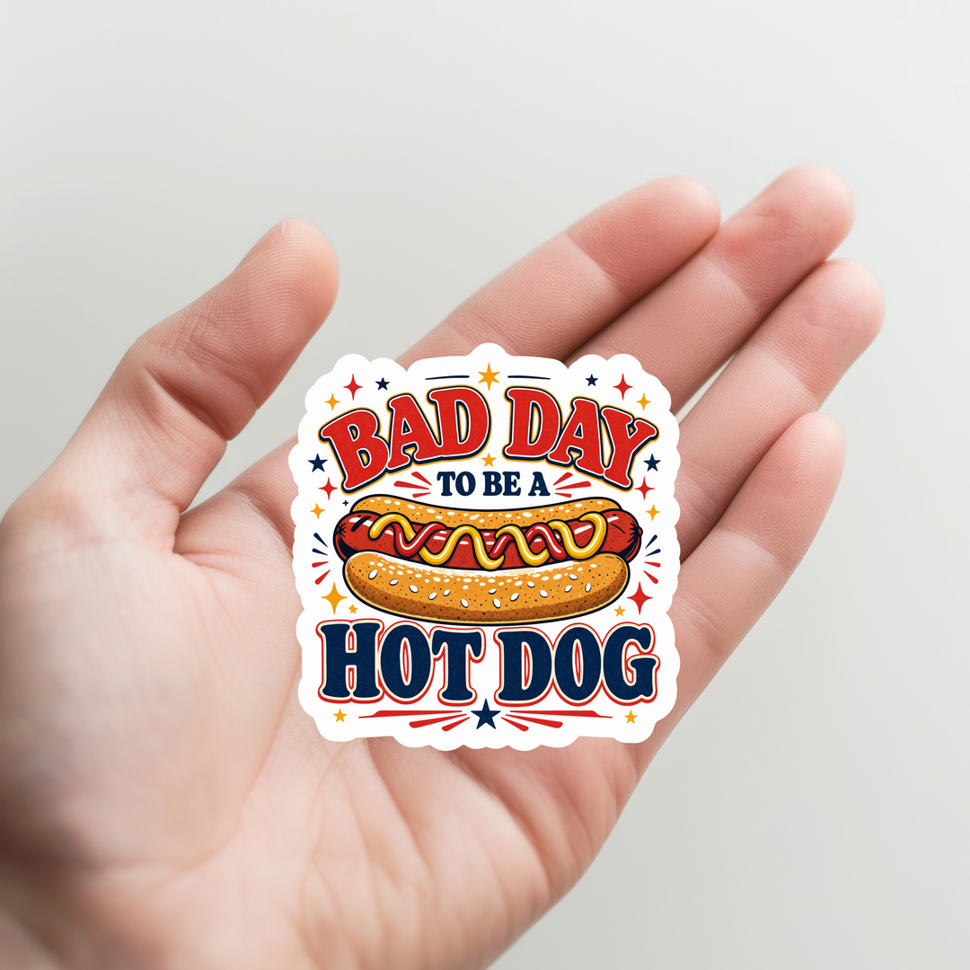 Bad Day to be a Hot Dog Sticker