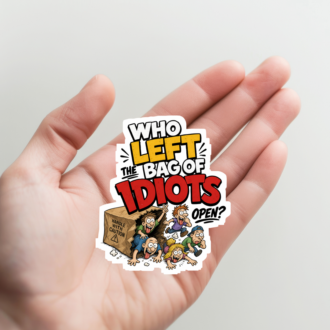 Bag of Idiots Sticker