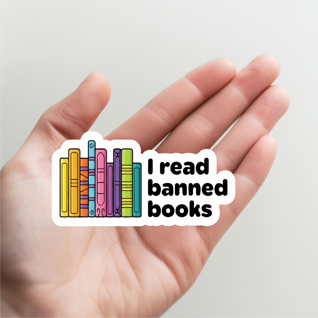 Banned Books Sticker