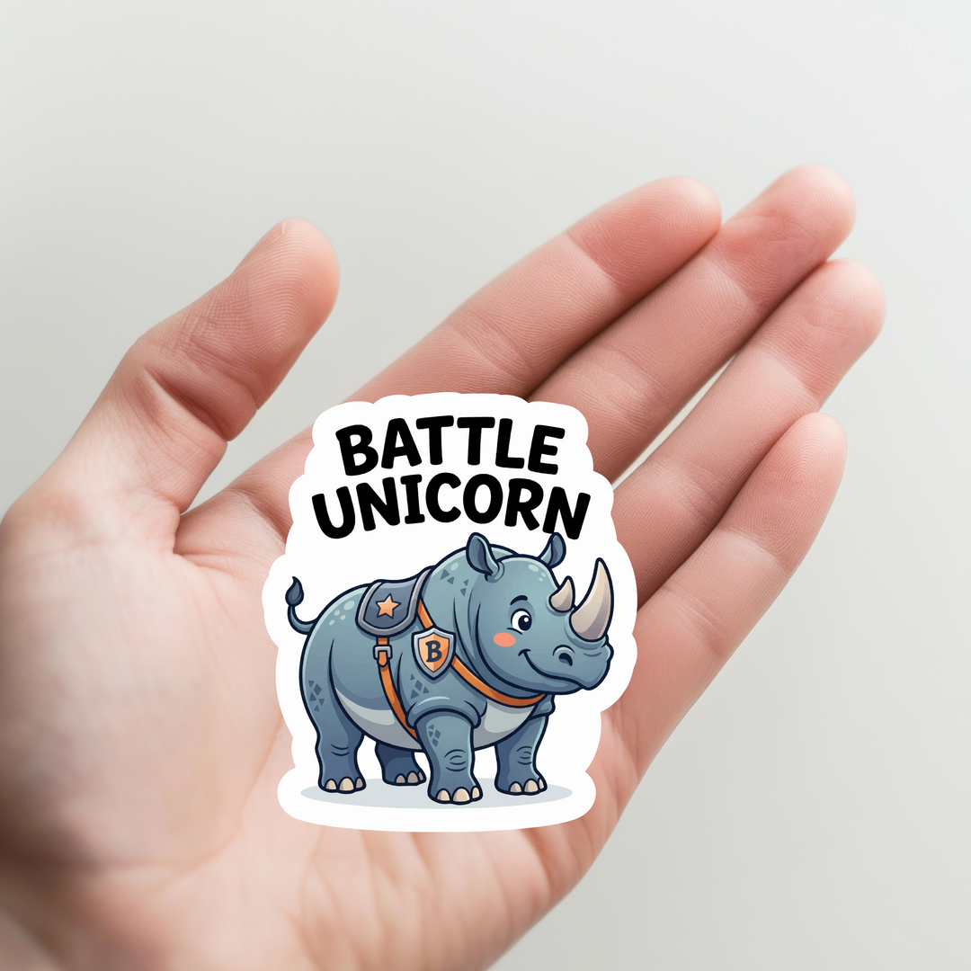 Battle Unicorn Sticker