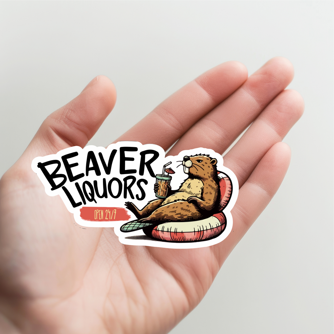 Beaver Liquors Sticker