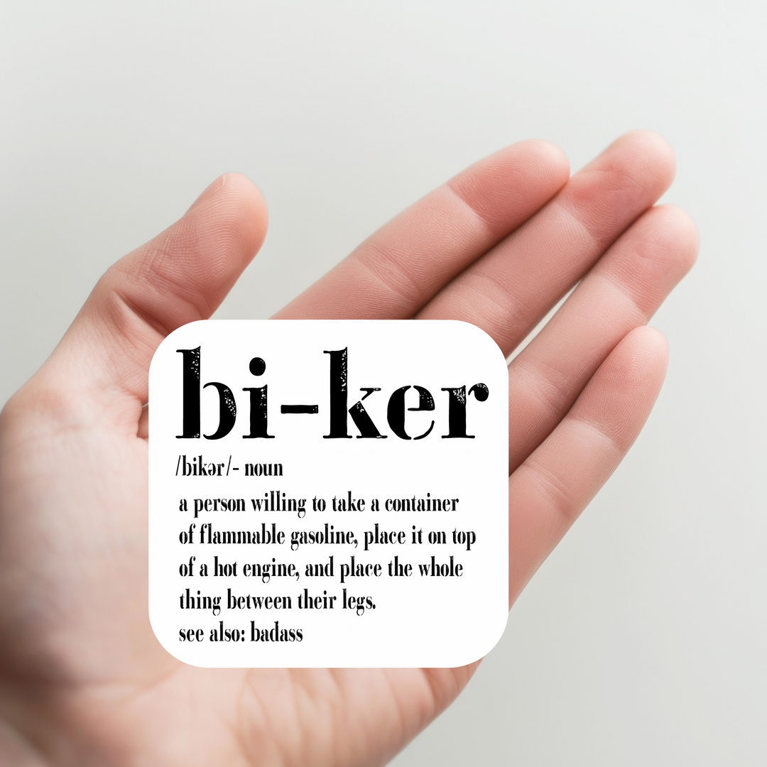 Biker Sticker