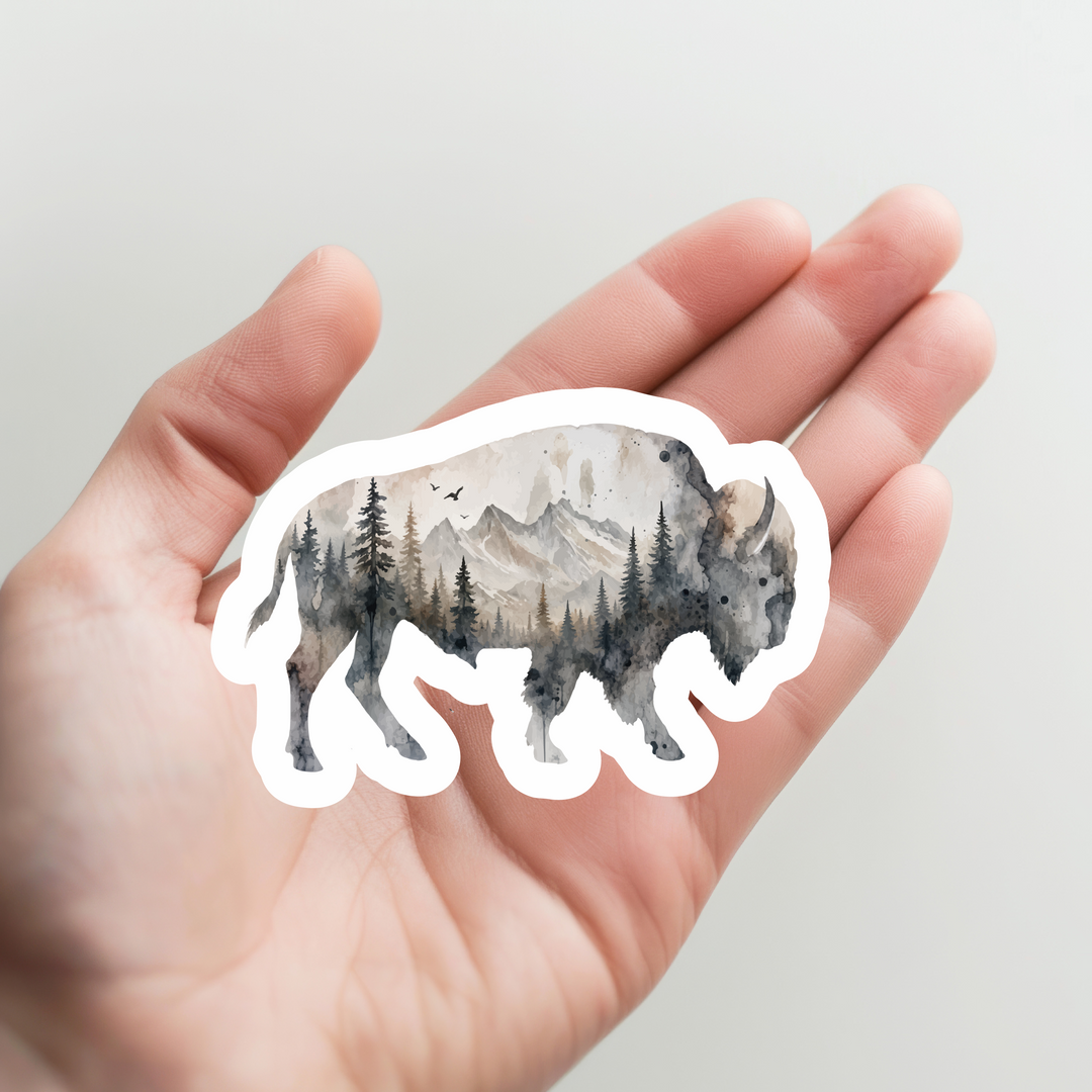 Buffalo Scene Sticker