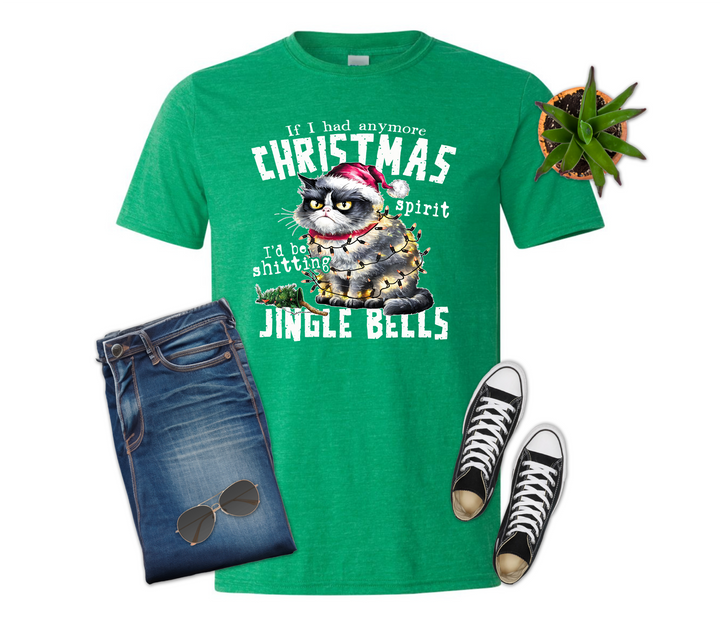 Christmas Jingle Bells Cat Shirt