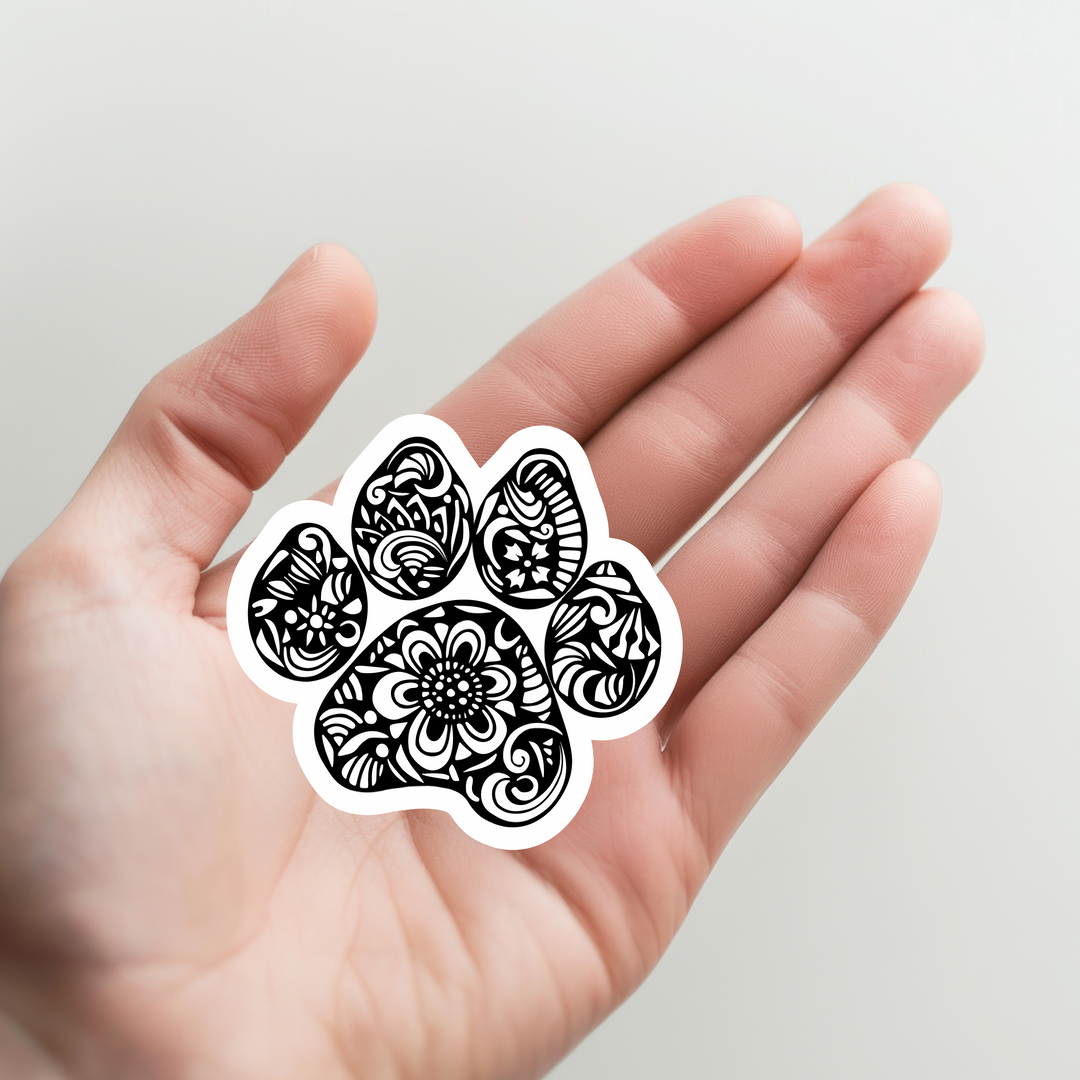Dog Paw Print Sticker