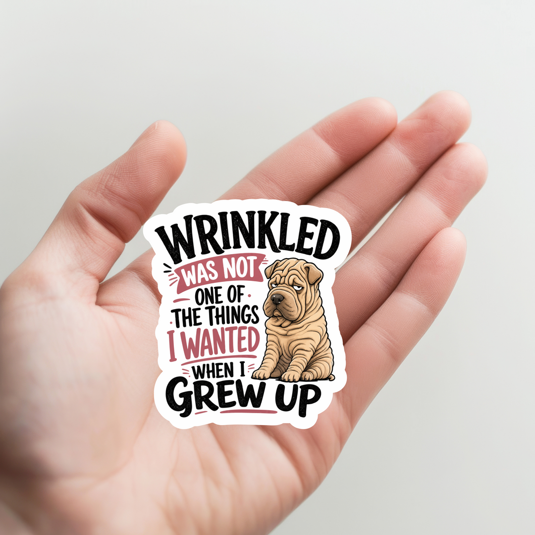 Dog Wrinkled Sticker