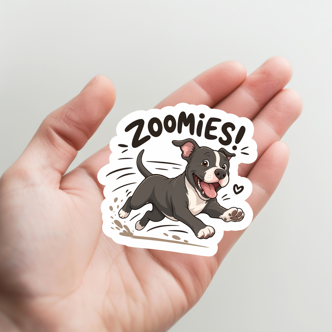 Dog Zoomies Sticker