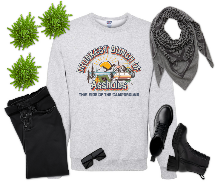 Drunkest Bunch of Assholes this Side of the Campground Shirt