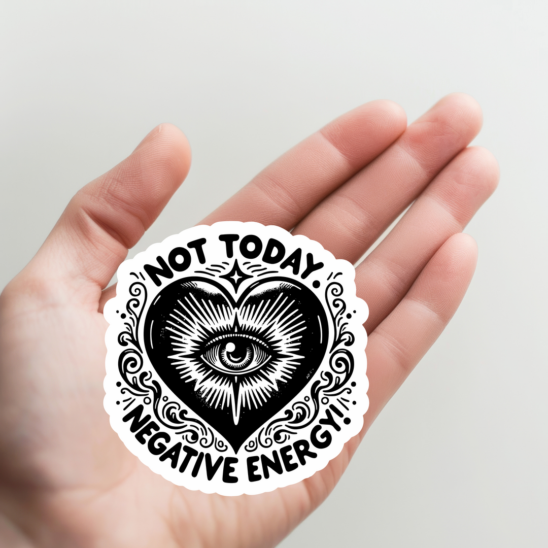 Eye of Providence, Not Today, Negative Energy Sticker