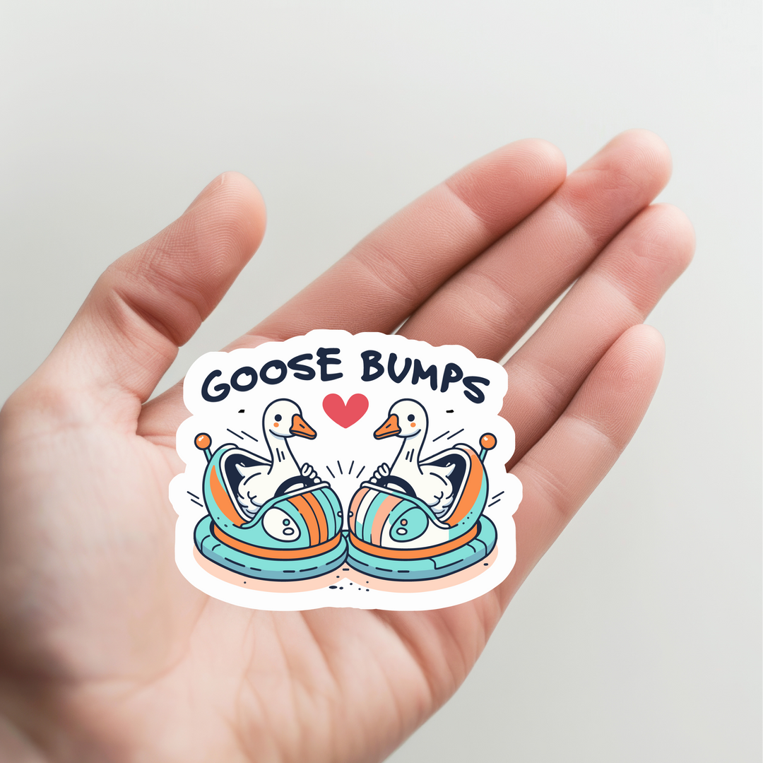 Goose Bumps Bumper Cars Sticker