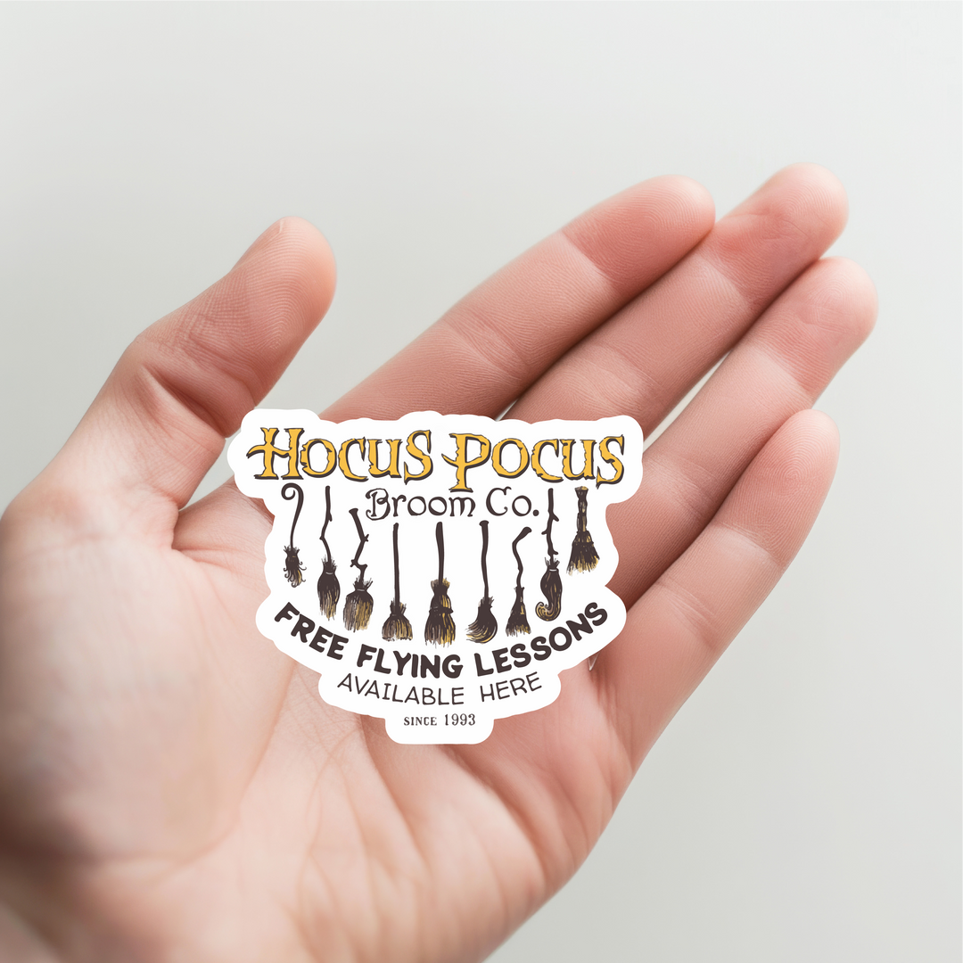 Hocus Pocus Broom Co. Sticker