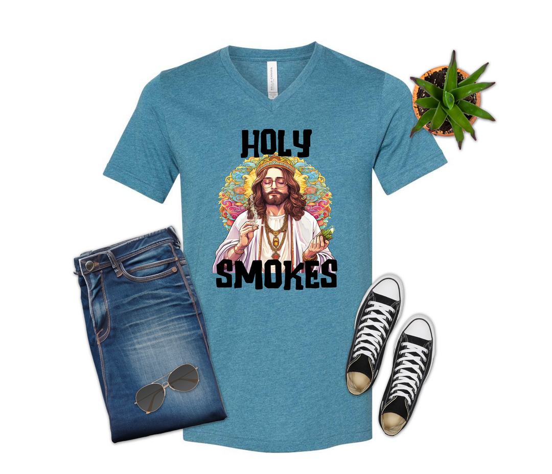 Holy Smokes Black Font Shirt