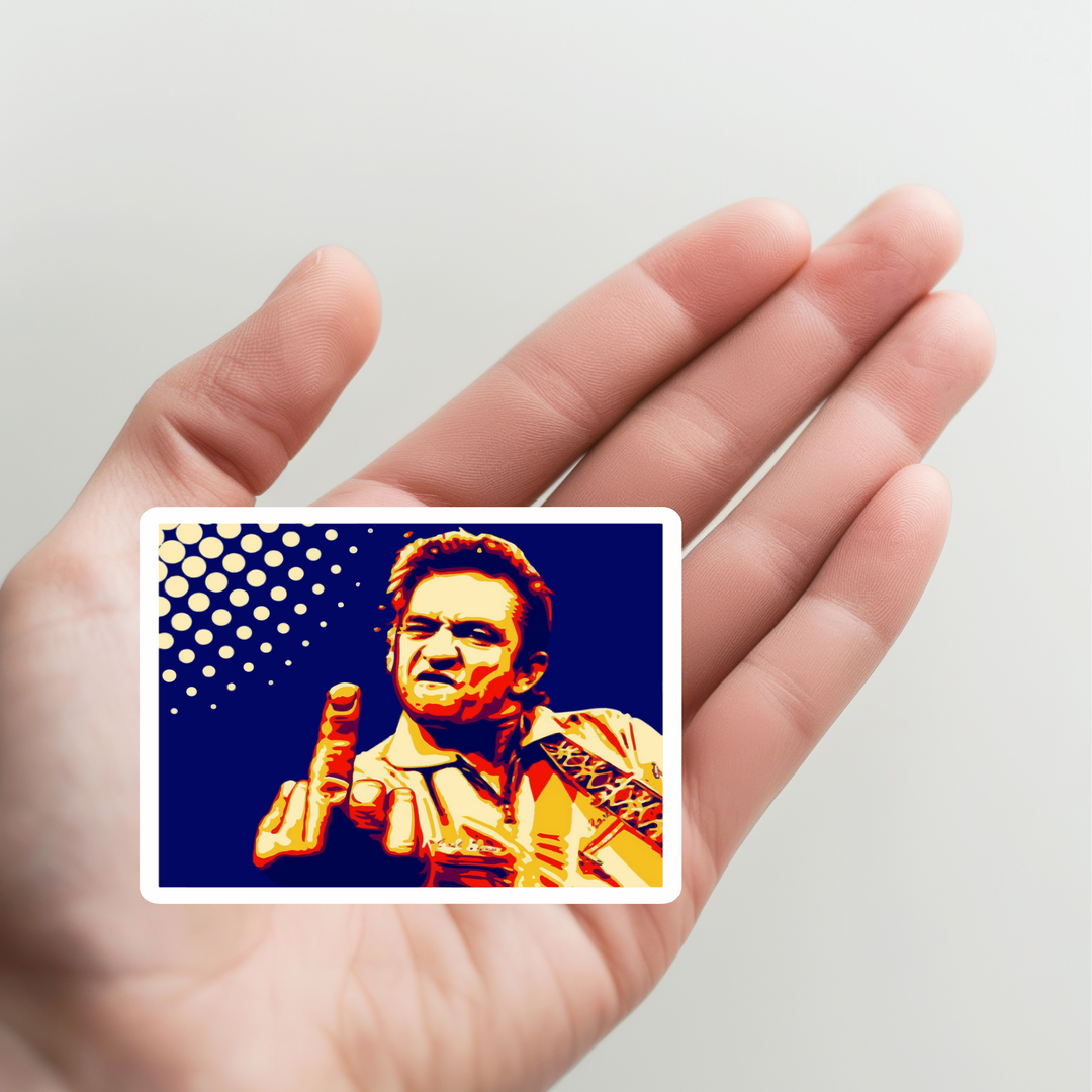 Johnny Cash Sticker