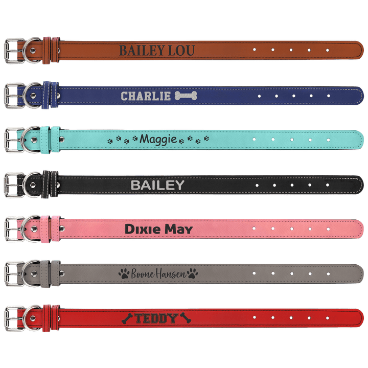 Custom Leatherette Pet Collar